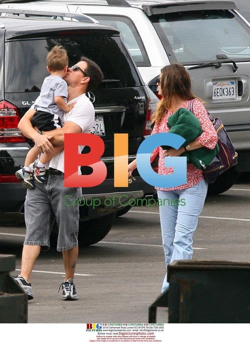 Mark Wahlberg Enjoys Family Time at Park