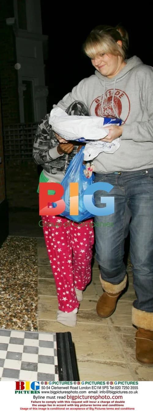 Xfactor's Alexandra Burke sneaking out