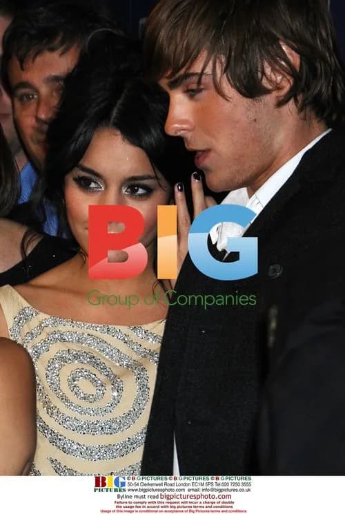Vanessa Hudgens and Zac Efron at Hot Hollywood Issue Party