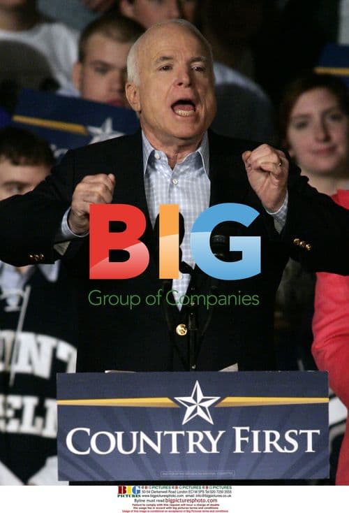 McCain Addresses Crowd at Campaign Rally