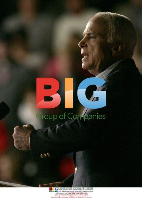 John McCain Addresses Crowd at Rally in New Hampshire