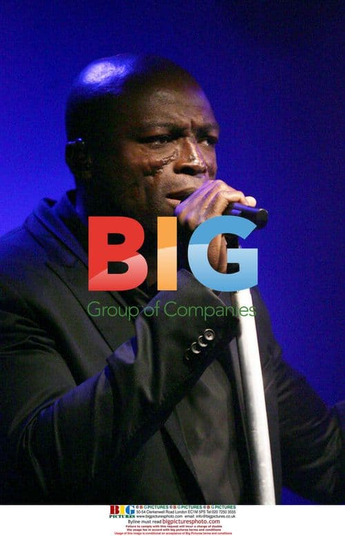 Singer Seal performs at Ronnie Scotts in London