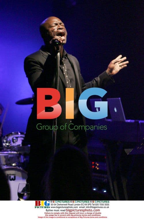 Seal Performing at Ronnie Scotts in London