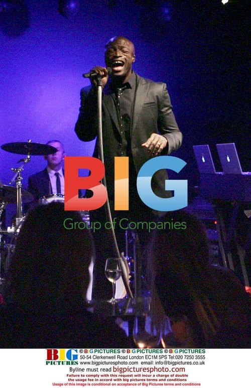 Seal performs at Ronnie Scott's in London