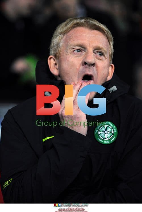 Gordon Strachan at Manchester United vs Celtic