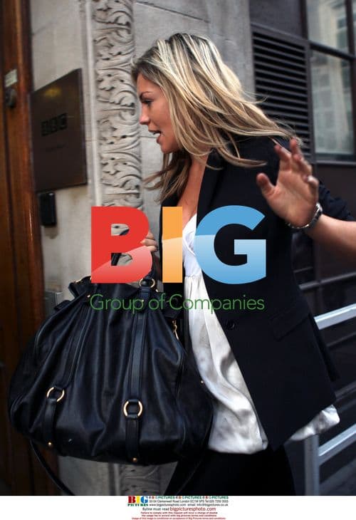 WAG Abbey Clancey arrives at radio one