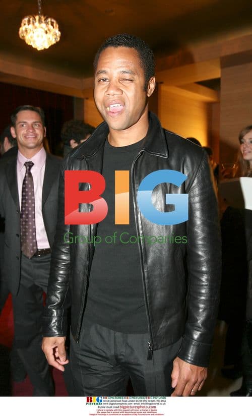 Cuba Gooding Jr at Hugo Boss shop opening