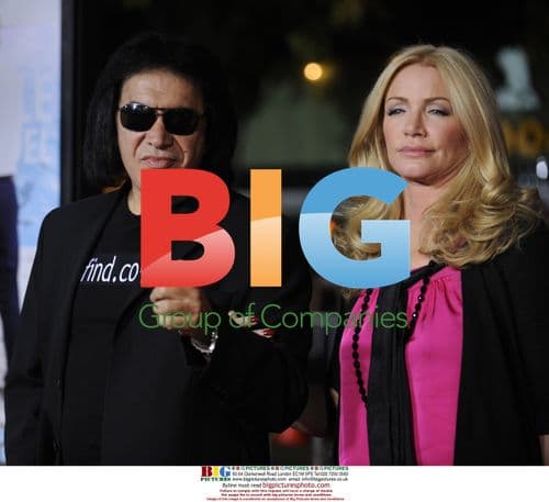 Gene Simmons and Shannon Tweed at "Role Models" Premiere