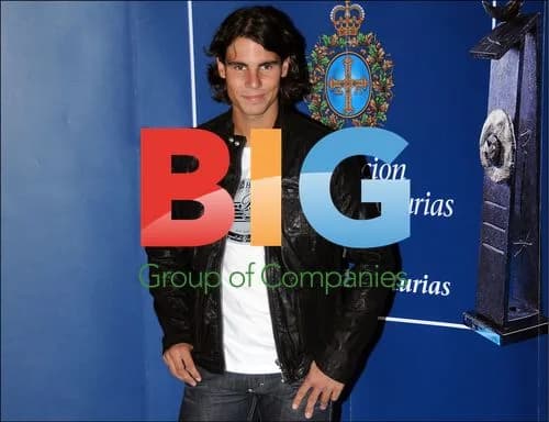 Rafael Nadal poses in Gijon