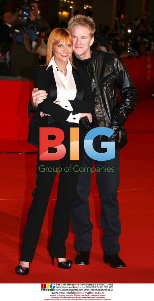 Simona Ventura & Matthew Modine at 2008 Rome Film Fest