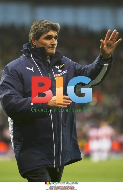 Juande Ramos at Stoke City vs Tottenham match
