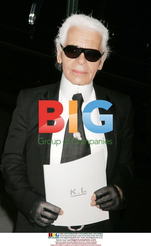 Designer KARL LAGERFELD at Fashion Group International Gala