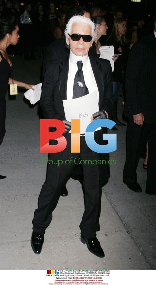 Designer KARL LAGERFELD at Fashion Group International event