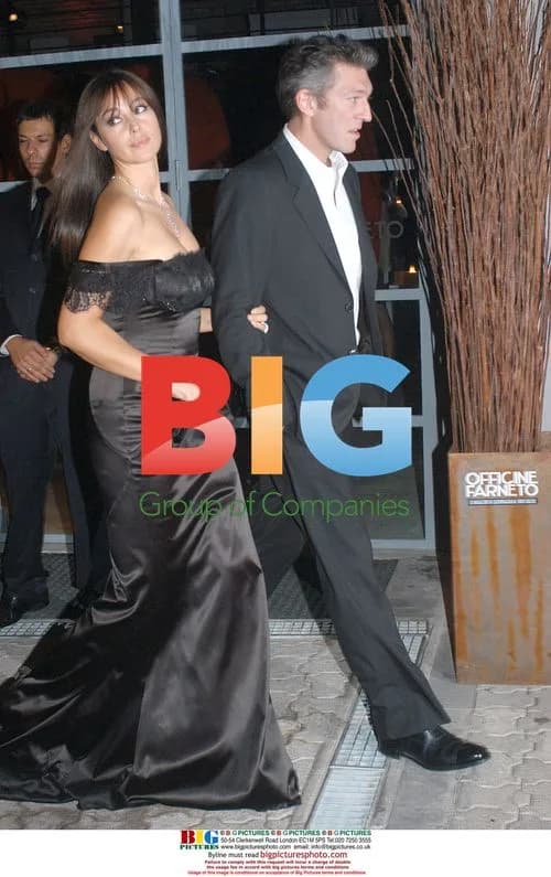Monica Bellucci and Vincent Cassel at Rome Film Festival