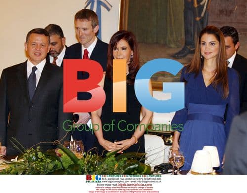Queen Rania and King Abdallah II visit Argentina