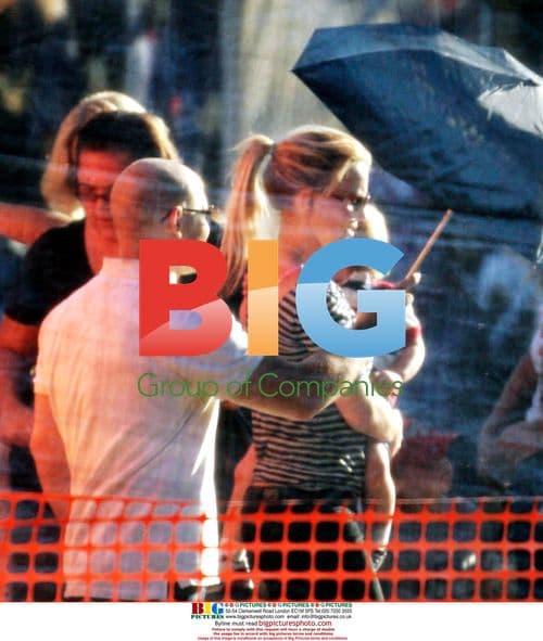 Britney Spears at Pumpkin Patch with Sons