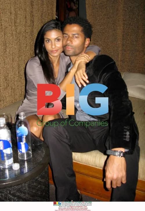 Eric Benet and girlfriend at GlobalGrind.com launch