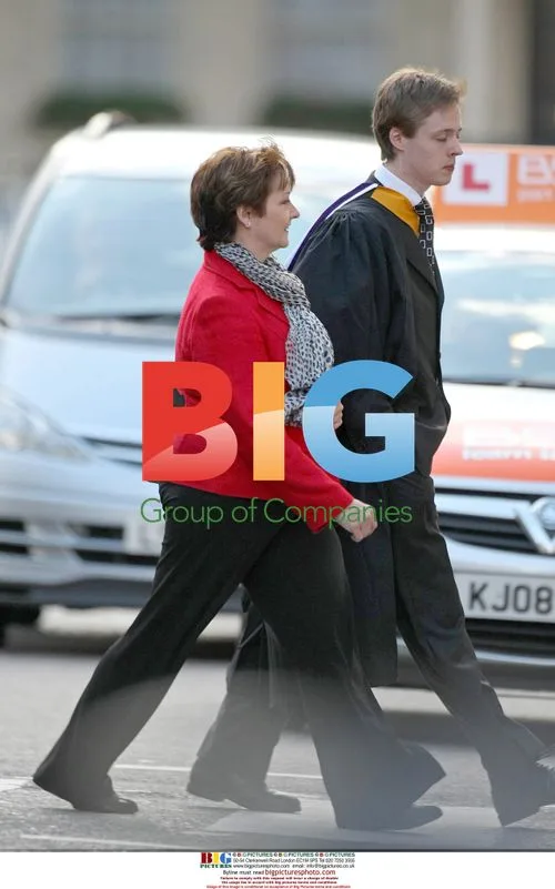 Anne Diamond at sons' graduation