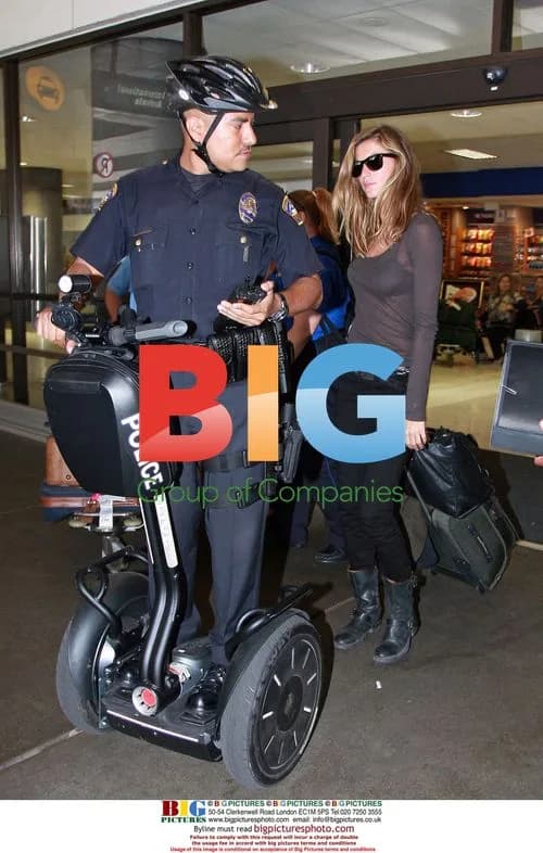 Gisele Bundchen Arrives at LAX