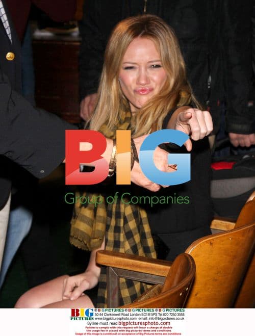 Hilary Duff at Blessings in a Backpack Event