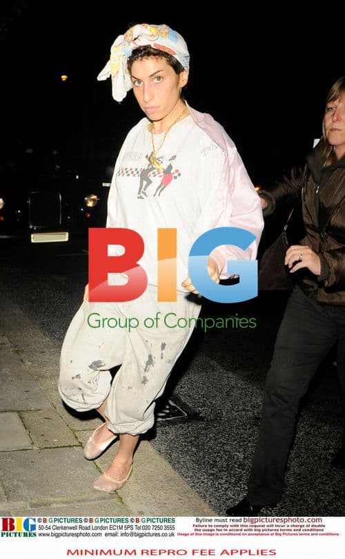 Amy Winehouse Heads to Rehab in London