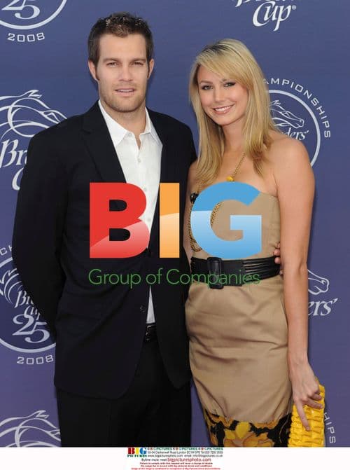 Stacy Keibler & Geoff Stults at Breeders' Cup