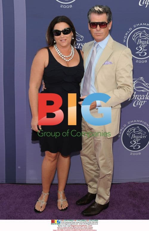 Pierce Brosnan and Keely Shaye Smith at Breeders' Cup