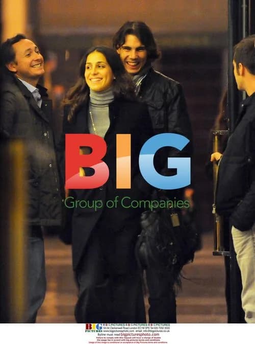 Rafael Nadal and girlfriend out in Paris