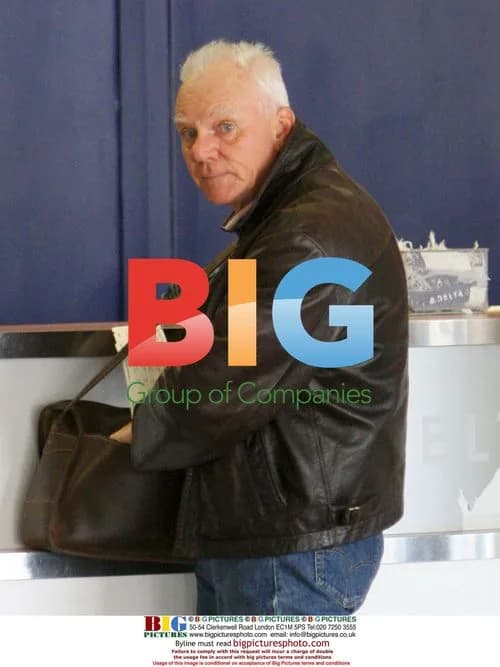 Malcolm McDowell departs LAX airport