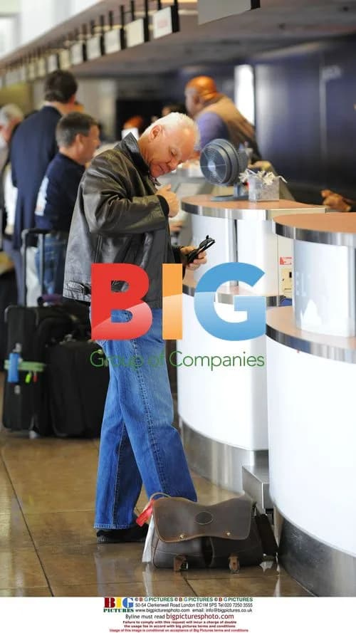 Actor Malcolm McDowell at LAX
