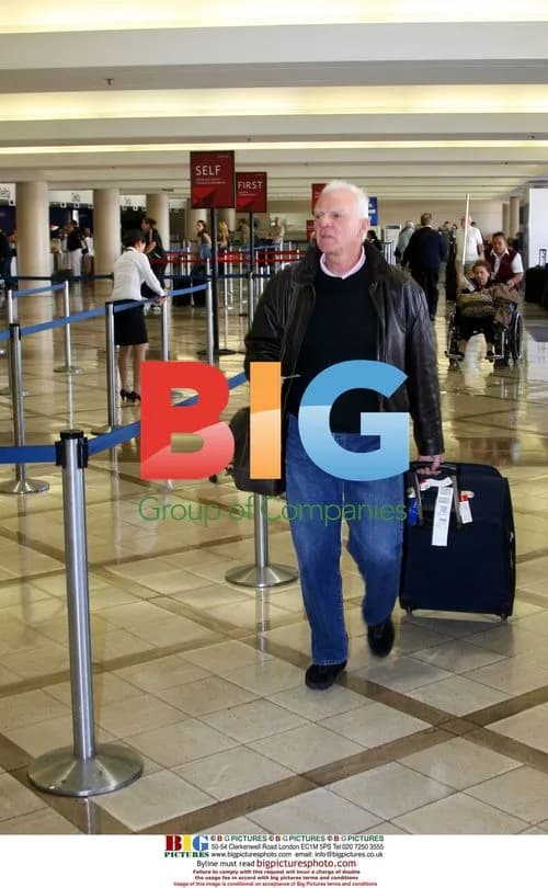 Malcolm McDowell at LAX