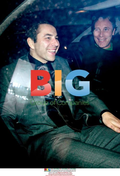 David Walliams and Damian Aspinall at Cipriani restaurant