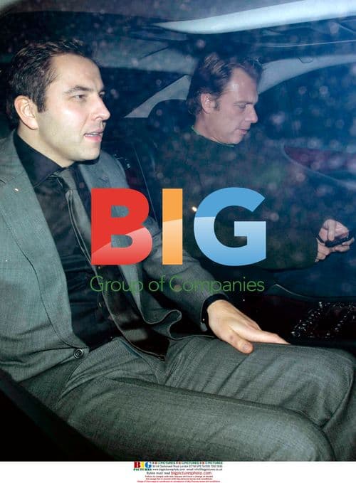 David Walliams and Damian Aspinall at Cipriani