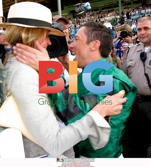 Bo Derek and Frankie Dettori at Breeders Cup