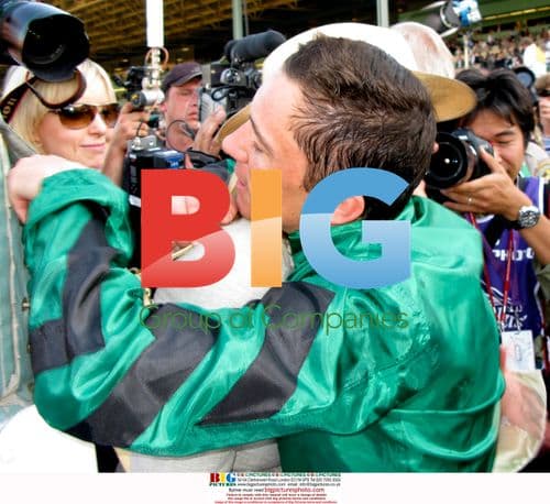 Bo Derek and Frankie Dettori at Breeders Cup
