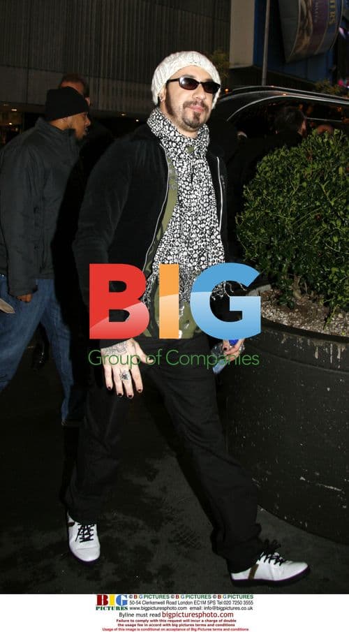 A.J. McLean at 'TRL' Taping