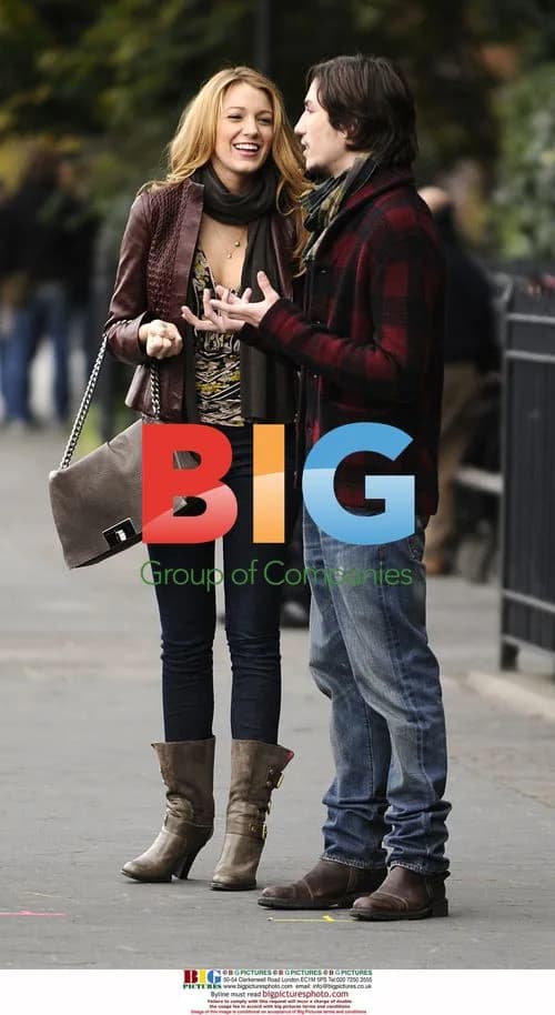 Blake Lively and John Patrick Amedori on 'Gossip Girl' set