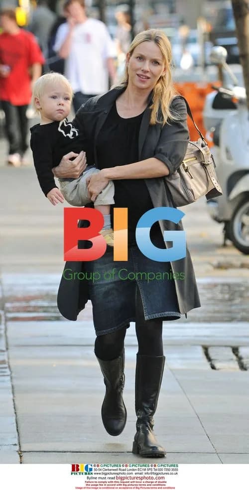 Naomi Watts and son on stroll