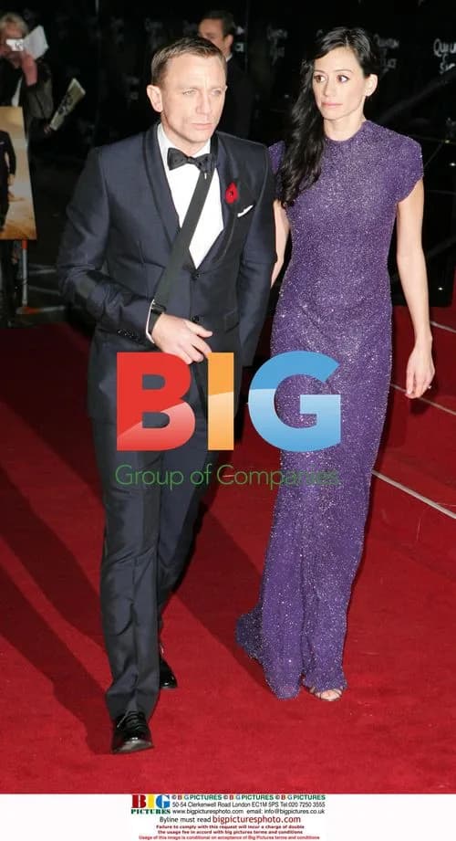 Daniel Craig and Olga Kurylenko at 'Quantum Of Solace' Premiere