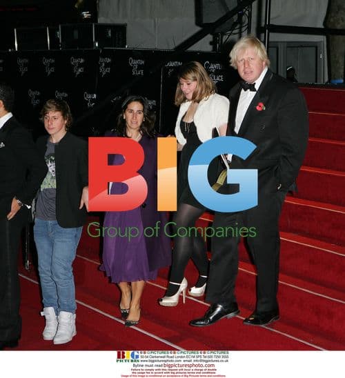 Boris Johnson at 'Quantum Of Solace' Premiere