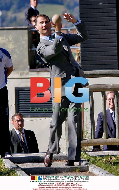 Spanish Crown Prince and Princess Visit Cabranes