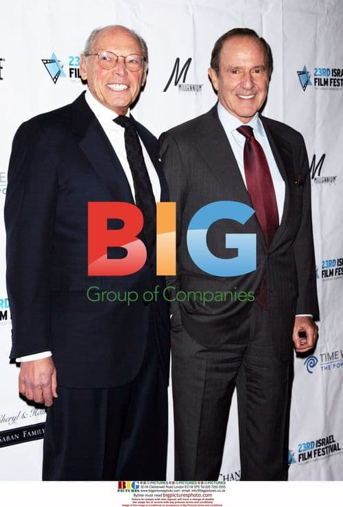 Irwin Winkler and Mort Zuckerman at Israel Film Festival