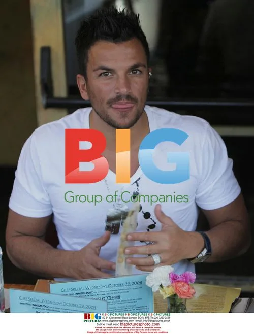 Peter Andre shops at Kitson Boutique