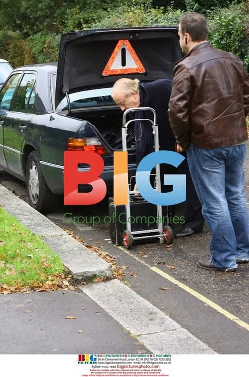 Jonathan Ross' solicitor outside home