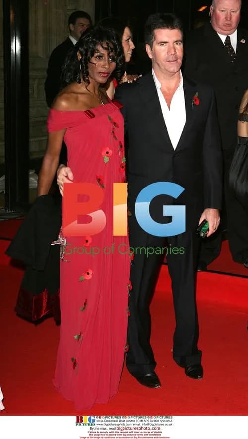 Sinita and Simon Cowell at National TV Awards