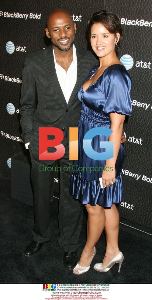 Romany Malco and Taryn Takha at Blackberry Bold launch