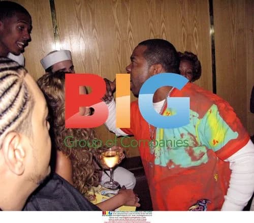 Mariah Carey, Nick Cannon and Busta Rhymes at Halloween Party