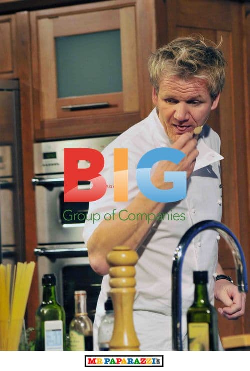 Chef Gordan Ramsey in Glasgow SECC