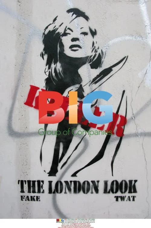 Potential Banksy street art in London