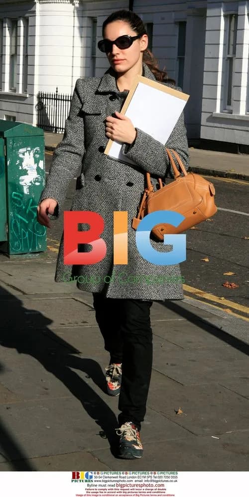 Kelly Brook in Colorful Trainers